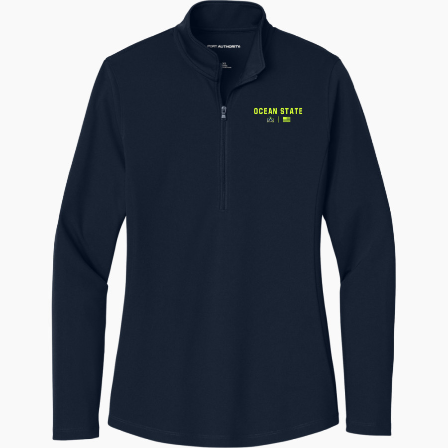 Ocean State Outlaws Outlaws <span class="pdp-name-mascot">Ocean State Outlaws</span> Port Authority Women's Dry Zone UV 1/4-Zip Pullover