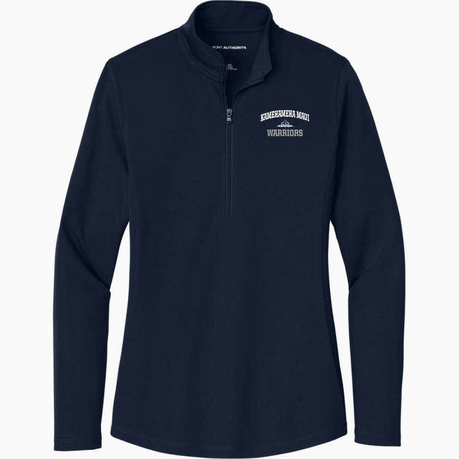 Kamehameha Maui Warriors <span class="pdp-name-mascot">Kamehameha Maui Warriors</span> Port Authority Women's Dry Zone UV 1/4-Zip Pullover