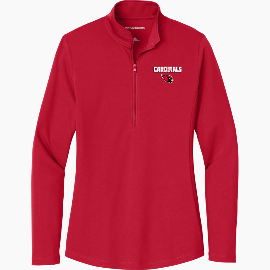 FARMINGTON HIGH SCHOOL CARDINALS <span class="pdp-name-mascot">FARMINGTON CARDINALS</span> Port Authority Women's Dry Zone UV 1/4-Zip Pullover