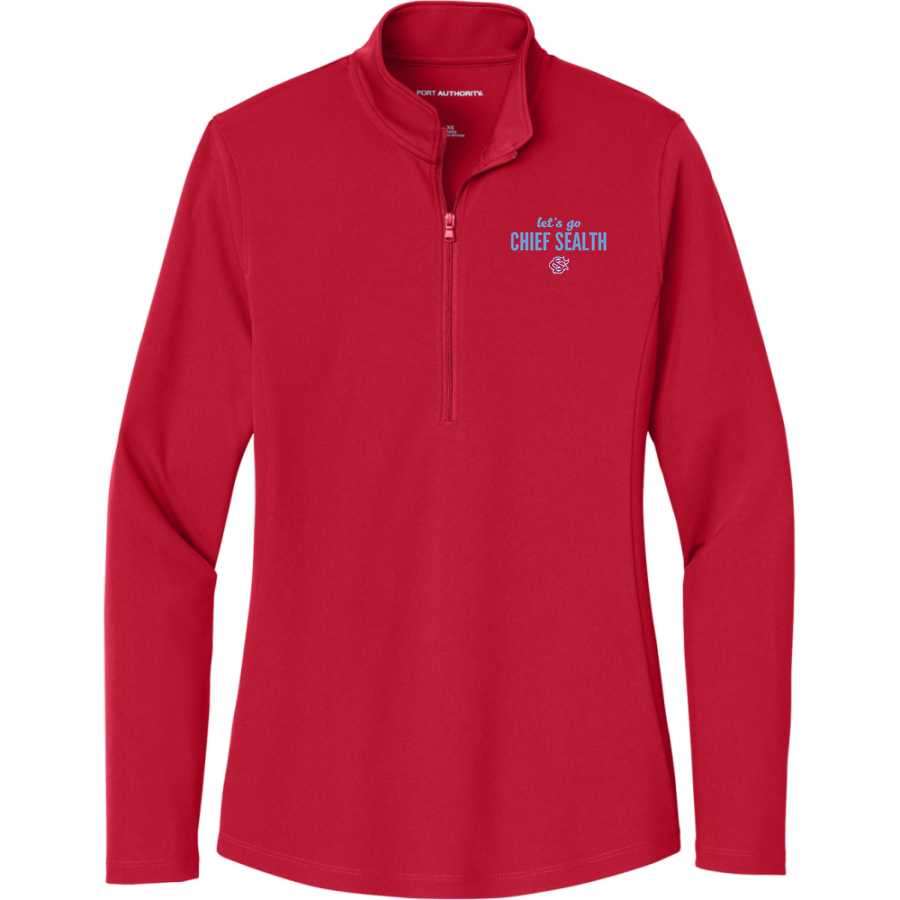 CHIEF SEALTH HIGH SCHOOL SEAHAWKS <span class="pdp-name-mascot">CHIEF SEALTH SEAHAWKS</span> Port Authority Women's Dry Zone UV 1/4-Zip Pullover