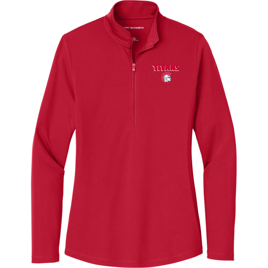 NORRIS HIGH SCHOOL TITANS <span class="pdp-name-mascot">NORRIS TITANS</span> Port Authority Women's Dry Zone UV 1/4-Zip Pullover