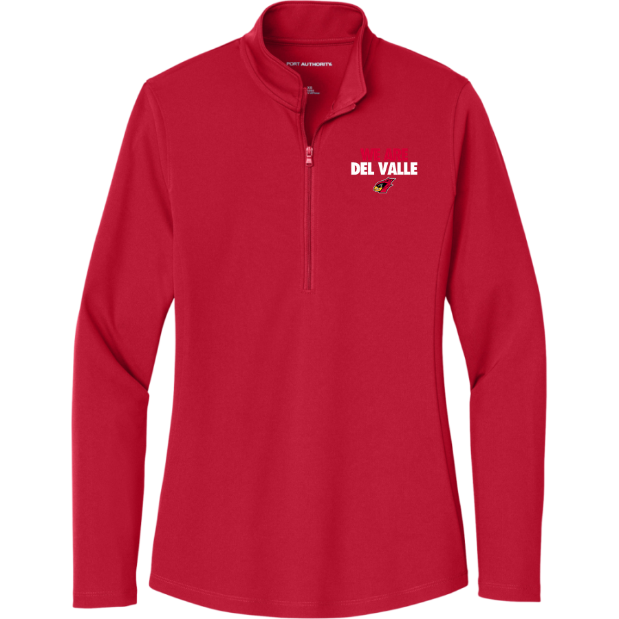Del Valle Cardinals <span class="pdp-name-mascot">Del Valle Cardinals</span> Port Authority Women's Dry Zone UV 1/4-Zip Pullover