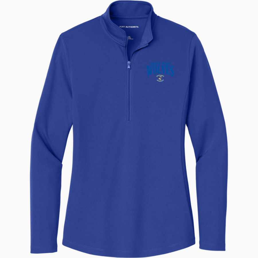 Timber Point Wolves <span class="pdp-name-mascot">Timber Point Wolves</span> Port Authority Women's Dry Zone UV 1/4-Zip Pullover