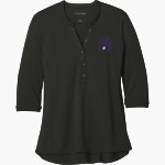 PHILLIS WHEATLEY HIGH SCHOOL WILDCATS <span class="pdp-name-mascot">WHEATLEY WILDCATS</span> Port Authority Women's UV Choice Pique Henley Front Thumbnail