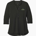 Black Bear Maine Black Bear Maine Port Authority Women's UV Choice Pique Henley Front Thumbnail