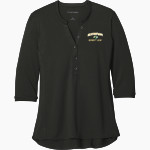 Saint Stephen's Falcons Port Authority Women's UV Choice Pique Henley Front Thumbnail