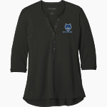 Sun Prairie West Wolves <span class="pdp-name-mascot">Sun Prairie West High School Wolves</span> Port Authority Women's UV Choice Pique Henley Front Thumbnail