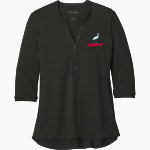 Gladys Jung Elementary Elementary <span class="pdp-name-mascot">Gladys Jung Elementary Elementary</span> Port Authority Women's UV Choice Pique Henley Front Thumbnail