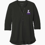 LUHI Lions <span class="pdp-name-mascot">Lutheran Lions</span> Port Authority Women's UV Choice Pique Henley Front Thumbnail