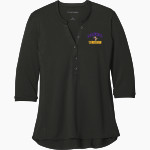 OAKRIDGE HS OFFICIAL ONLINE STORE <span class="pdp-name-mascot">OAKRIDGE WARRIORS</span> Port Authority Women's UV Choice Pique Henley Front Thumbnail