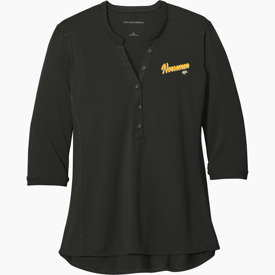 North Muskegon Norsemen <span class="pdp-name-mascot">North Muskegon High School Norsemen</span> Port Authority Women's UV Choice Pique Henley
