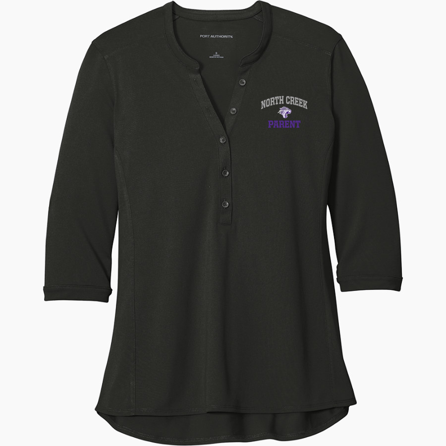 North Creek Jaguars <span class="pdp-name-mascot">North Creek Jaguars</span> Port Authority Women's UV Choice Pique Henley