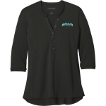 Folsom Lake Falcons <span class="pdp-name-mascot">Folsom Lake College Falcons</span> Port Authority Women's UV Choice Pique Henley Front Thumbnail