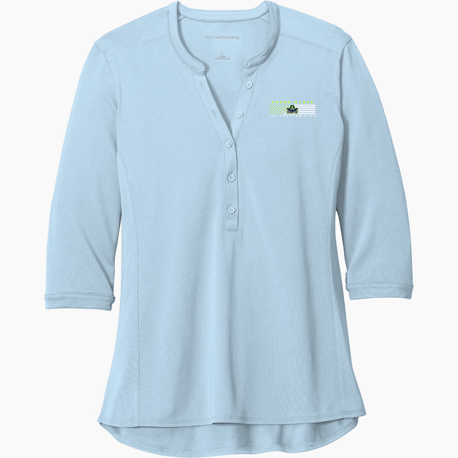 Ocean State Outlaws Outlaws <span class="pdp-name-mascot">Ocean State Outlaws</span> Port Authority Women's UV Choice Pique Henley