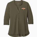 Plainfield East Bengals <span class="pdp-name-mascot">Plainfield East</span> Port Authority Women's UV Choice Pique Henley Front Thumbnail