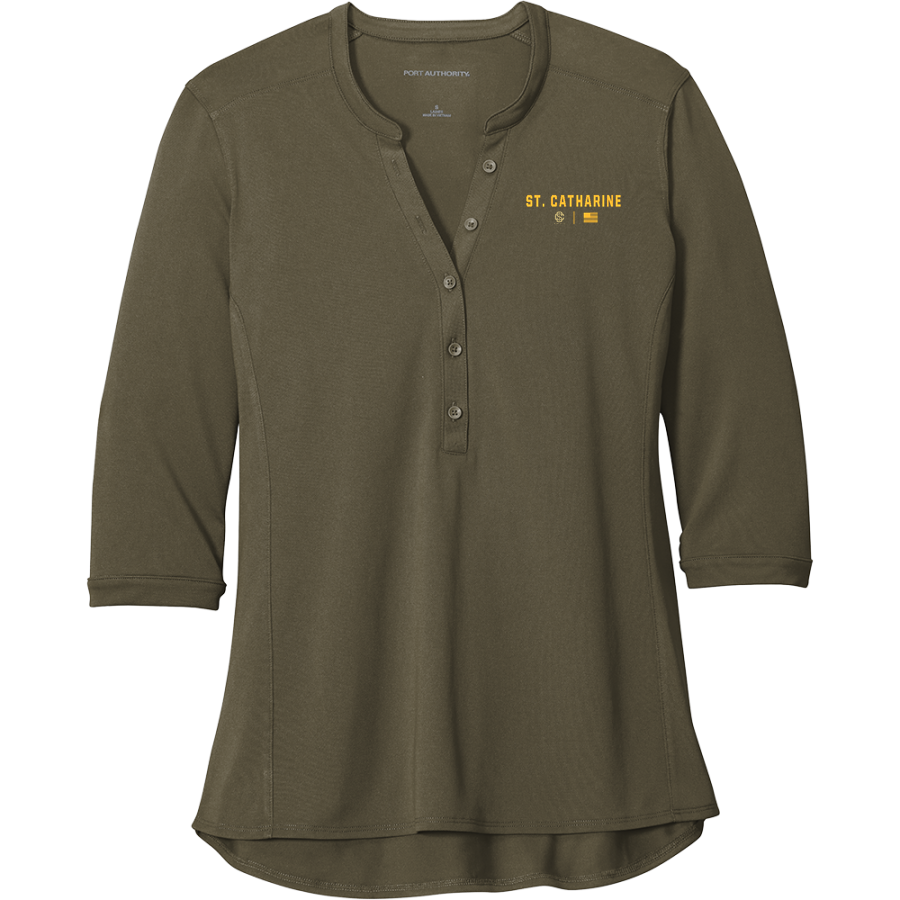 St. Catharine St. Catharine Knight <span class="pdp-name-mascot">St. Catharine Knights of Columbus</span> Port Authority Women's UV Choice Pique Henley