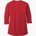 FRANKTON HIGH SCHOOL #EAGLESSOAR Port Authority Women's UV Choice Pique Henley Back Thumbnail