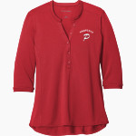 Pulaski Red Raiders <span class="pdp-name-mascot">Pulaski Red Reaiders</span> Port Authority Women's UV Choice Pique Henley Front Thumbnail