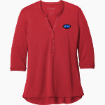 Southern Collegiate Athletic Conference Port Authority Women's UV Choice Pique Henley Front Thumbnail