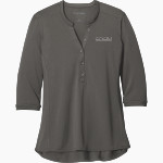 CROM 0 <span class="pdp-name-mascot">CROM Corp</span> Port Authority Women's UV Choice Pique Henley Front Thumbnail