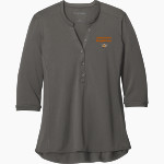 Sycamore Longhorns <span class="pdp-name-mascot">Sycamore Elementary School Longhorns</span> Port Authority Women's UV Choice Pique Henley Front Thumbnail