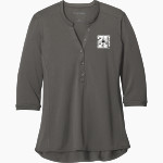 Xavier Falcons Port Authority Women's UV Choice Pique Henley Front Thumbnail