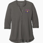 Fowler Grizzlies Port Authority Women's UV Choice Pique Henley Front Thumbnail