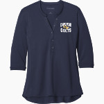 Cape Fear Colts <span class="pdp-name-mascot">Cape Fear Colts</span> Port Authority Women's UV Choice Pique Henley Front Thumbnail
