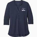 Marin Catholic Wildcats <span class="pdp-name-mascot">Marin Catholic Wildcats</span> Port Authority Women's UV Choice Pique Henley Front Thumbnail