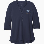 Akins Eagles <span class="pdp-name-mascot">Akins Eagles</span> Port Authority Women's UV Choice Pique Henley Front Thumbnail