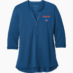 LINCOLN PARK HIGH SCHOOL RAILSPLITTERS <span class="pdp-name-mascot">LINCOLN PARK RAILSPLITTERS</span> Port Authority Women's UV Choice Pique Henley Front Thumbnail