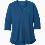 The Blake School BEARS ONLINE STORE Port Authority Women's UV Choice Pique Henley Front Thumbnail