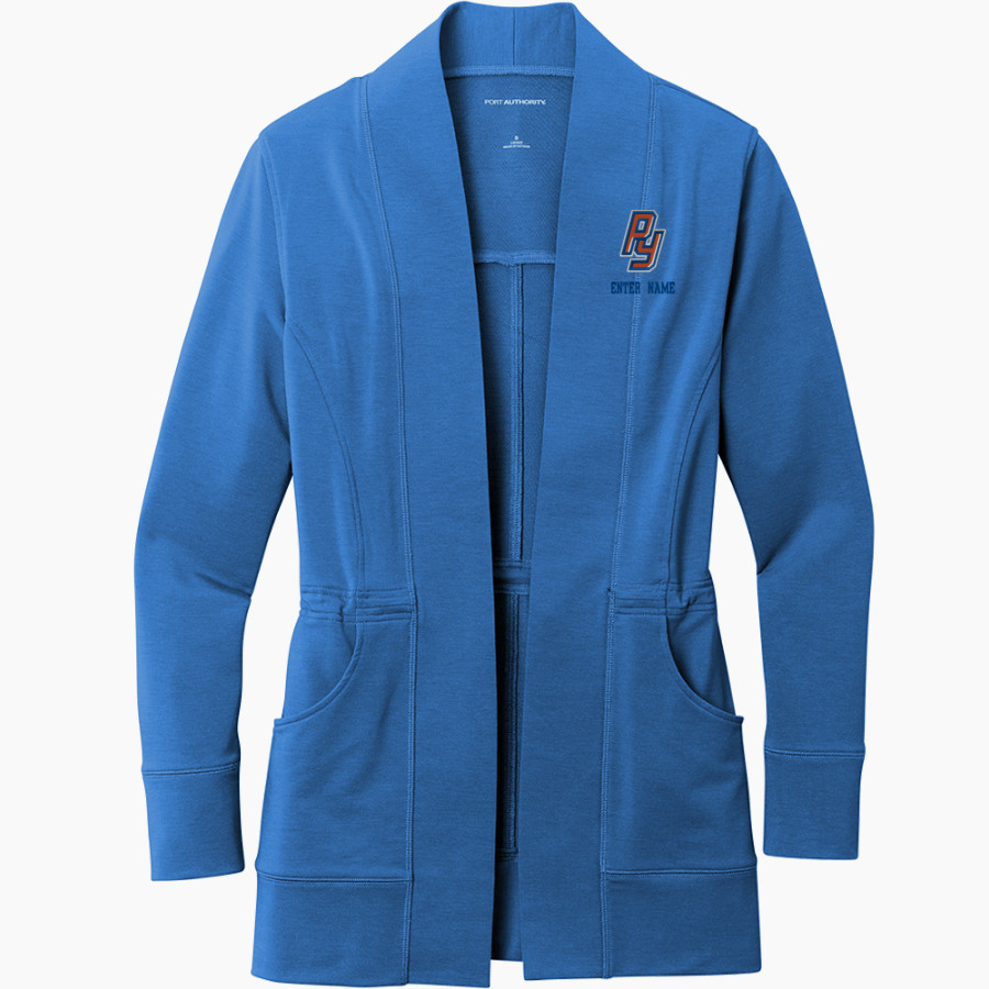 Penn Yan Academy Mustangs Port Authority Women's Microterry Cardigan