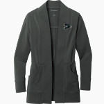 Folsom Lake Falcons Port Authority Women's Microterry Cardigan Front Thumbnail