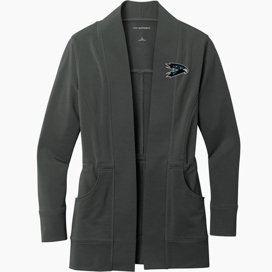 Folsom Lake Falcons Port Authority Women's Microterry Cardigan