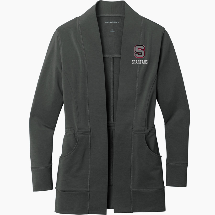 SPRINGFIELD SPARTANS The Online Store Port Authority Women's Microterry Cardigan