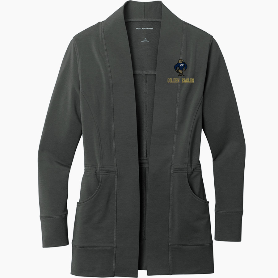 Clarion Golden Eagles <span class="pdp-name-mascot">Clarion - Penn West University Golden Eagles</span> Port Authority Women's Microterry Cardigan