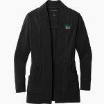 Warren Wilson Owls Port Authority Women's Microterry Cardigan Front Thumbnail