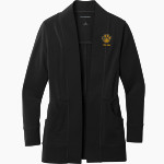 CRESCENT HIGH SCHOOL Tigers official sideline store Port Authority Women's Microterry Cardigan Front Thumbnail