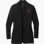 CHARLOTTE HIGH SCHOOL TROJANS Port Authority Women's Microterry Cardigan Front Thumbnail