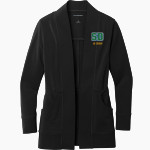 San Domenico Panthers <span class="pdp-name-mascot">San Domenico Panthers</span> Port Authority Women's Microterry Cardigan Front Thumbnail