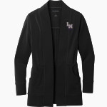 LOS MOLINOS HIGH SCHOOL BULLDOGS Port Authority Women's Microterry Cardigan Front Thumbnail
