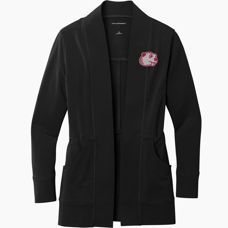 Minot State Beavers <span class="pdp-name-mascot">Minot State Beavers</span> Port Authority Women's Microterry Cardigan