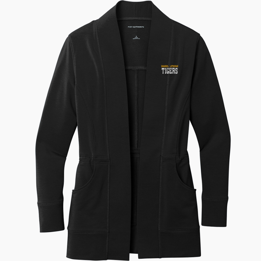 Emanuel Lutheran Tigers <span class="pdp-name-mascot">Emanuel Lutheran School Tigers</span> Port Authority Women's Microterry Cardigan