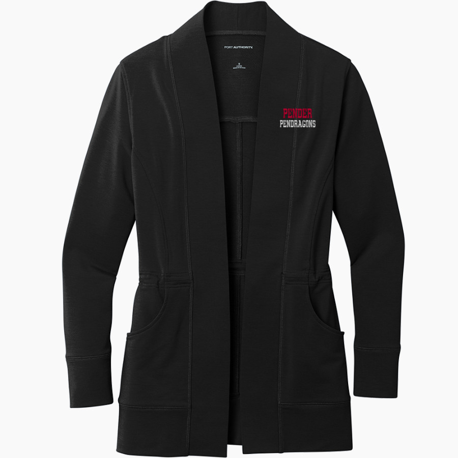 PENDER HIGH SCHOOL PENDRAGONS <span class="pdp-name-mascot">PENDER PENDRAGONS</span> Port Authority Women's Microterry Cardigan