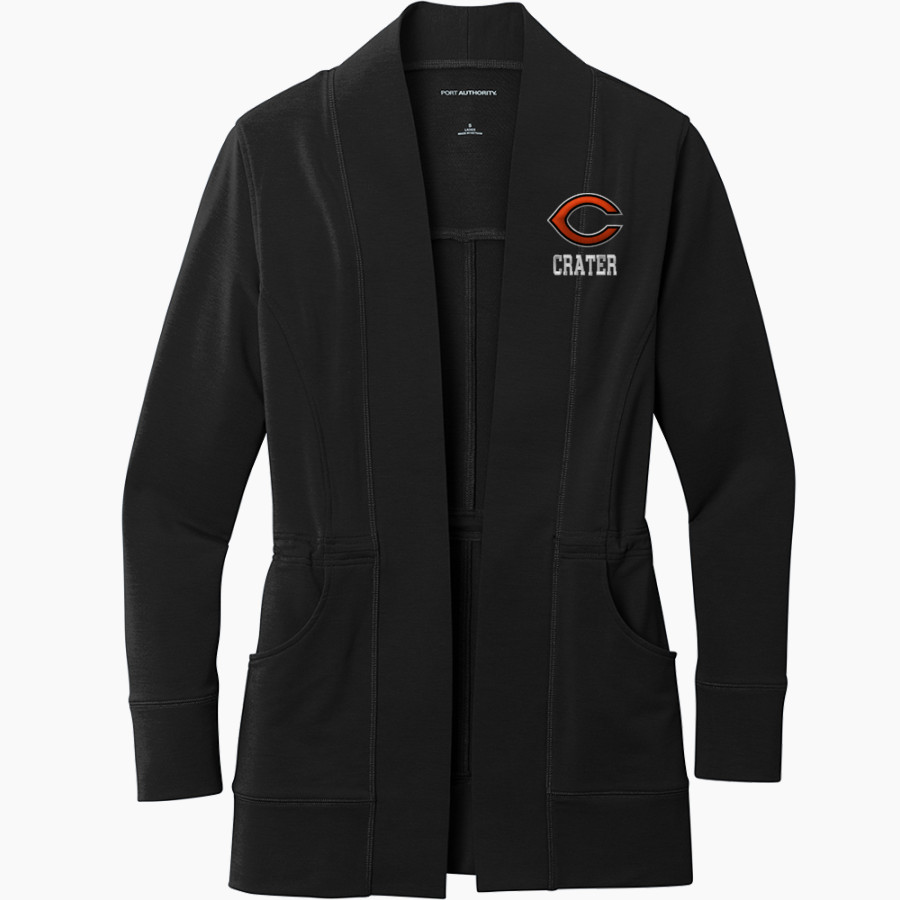 Crater Comets <span class="pdp-name-mascot">Crater Comets</span> Port Authority Women's Microterry Cardigan