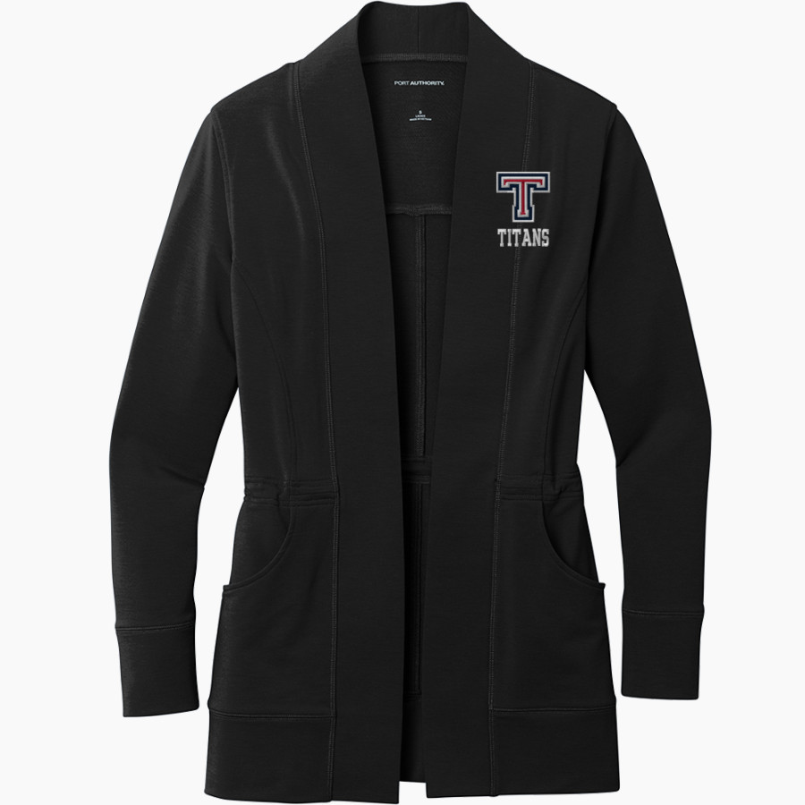 Tesoro Titans <span class="pdp-name-mascot">Tesoro Titans</span> Port Authority Women's Microterry Cardigan