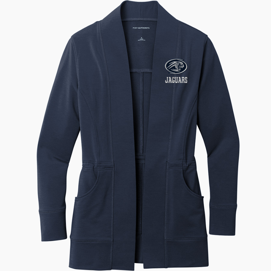 Emery Jaguars Port Authority Women's Microterry Cardigan