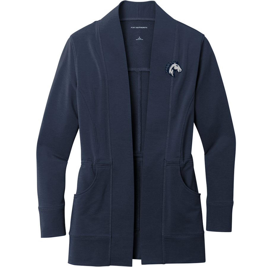 Grand Traverse Academy Mustangs <span class="pdp-name-mascot">Grand Traverse Academy Mustangs</span> Port Authority Women's Microterry Cardigan