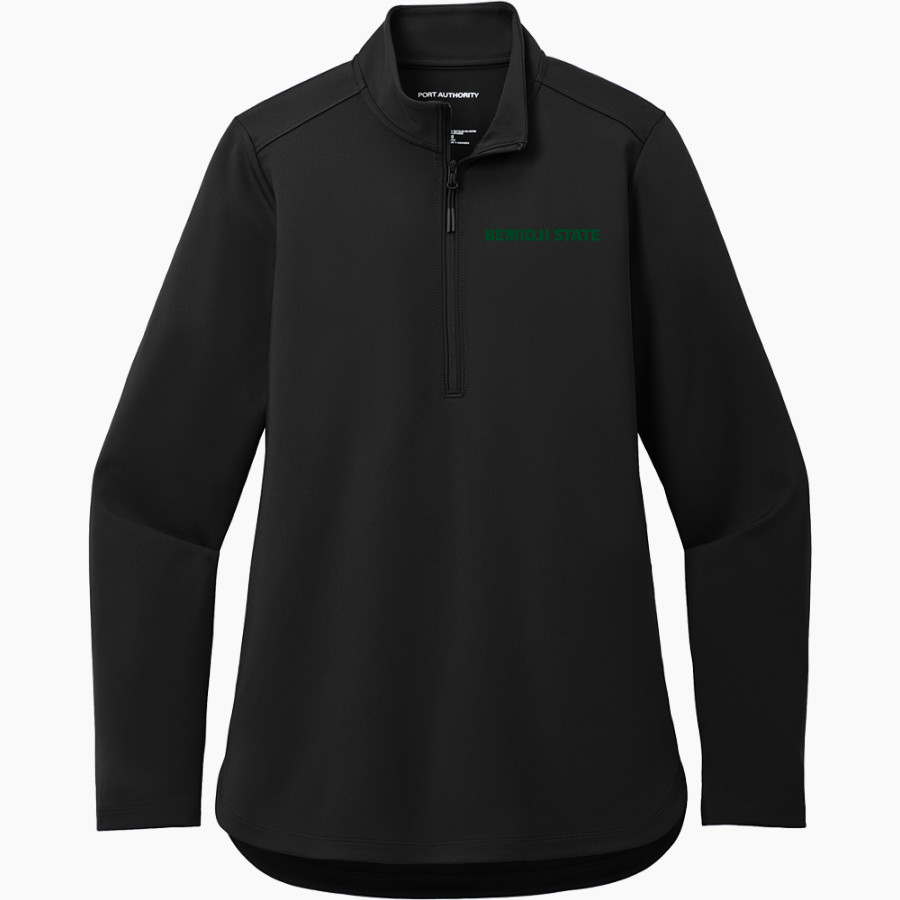 Bemidji State Athletics <span class="pdp-name-mascot">Bemidji State Beavers</span> Port Authority Women's Carbon-Free 1/4 Zip Jacket